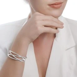 Cape Verde Bangle -Silver Store BGL244 02