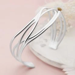 Skyline Bangle -Silver Store BGL322 01