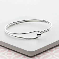 Dovetail Bangle -Silver Store BGL642 01
