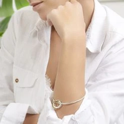 Tri Personalised Name Bangle -Silver Store BGL824 02