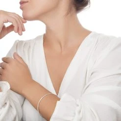 Silver Lining Bangle -Silver Store BGL829 02