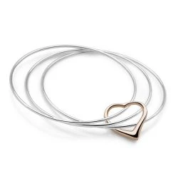 Te Amo Bangle (Rose Gold) -Silver Store BGL840 03