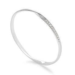Sparkling Ribbon Bangle