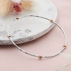 Rosen Interlude Bangle -Silver Store BGL852 01