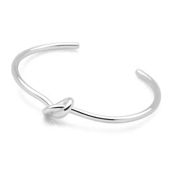 Alpine Knot Bangle -Silver Store BGL859 03