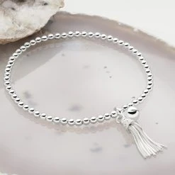 Silver Tassel Bracelet -Silver Store BRC1200 01