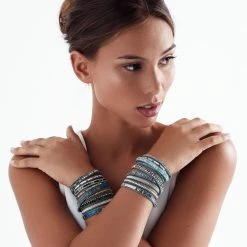Valencia Wrap Bracelet -Silver Store BRC1286 02