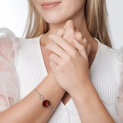 Amber Pool Bracelet -Silver Store BRC1428 02