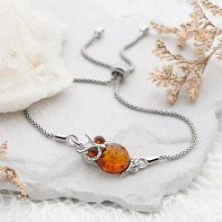 Sunset Owl Bracelet -Silver Store BRC1444 01