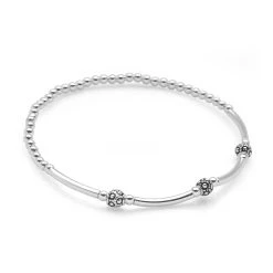 Turquoise Elephant Bracelet Stack -Silver Store BRC1539 03