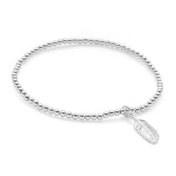 Feather Bracelet Stack -Silver Store BRC1541 02