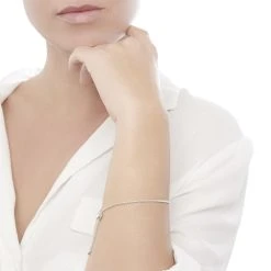 Initial Toggle Bracelet -Silver Store BRC1554 02