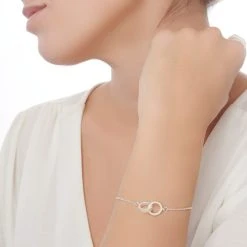 Infinity Links Bracelet -Silver Store BRC1606 03