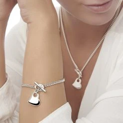 Issimo Heart Bracelet -Silver Store BRC1624 04
