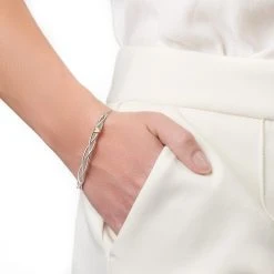 Heart Of Gold Bracelet -Silver Store BRC1664 02