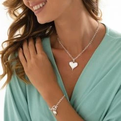 Heart And Soul Bracelet -Silver Store BRC1667 02