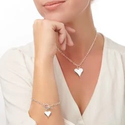 Heart And Soul Bracelet -Silver Store BRC1667 04