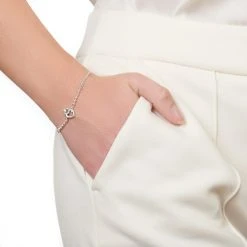 Mother And Child Bracelet -Silver Store BRC1670 02