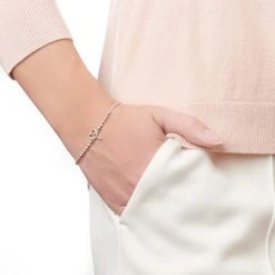 Mother And Daughter Bracelet -Silver Store BRC1671 02