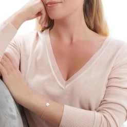 Personalised Initial Love Bracelet -Silver Store BRC1698 02