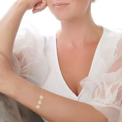 Daisy Daze Bracelet -Silver Store BRC1699 02