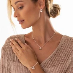 T-Bar Bracelet -Silver Store BRC1704 02