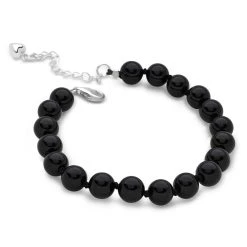 Beads Of Onyx Bracelet