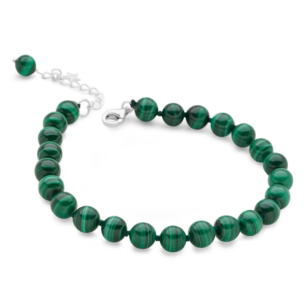 Beaded Malachite Bracelet 1 Beaded Malachite Bracelet
