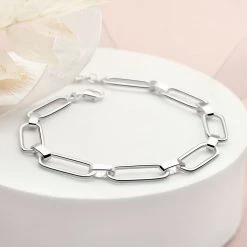 Paperclip Bracelet 4 Paperclip Bracelet -Silver Store BRC1740 01