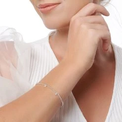 Mirror Charm Bracelet -Silver Store BRC1745 03