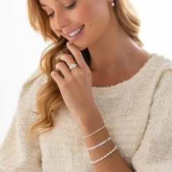 Channel Mesh Bracelet -Silver Store BRC1754 02