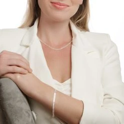 Channel Mesh Bracelet -Silver Store BRC1754 03