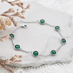 Pine Berry Bracelet -Silver Store BRC1768 01