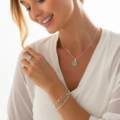 Boho Amazonite Bracelet -Silver Store BRC2073 02