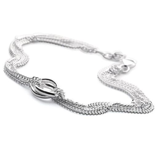 Links Of Love Bracelet 4 Links Of Love Bracelet -Silver Store BRC734
