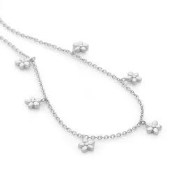 Petit Fleur Chain -Silver Store CHN1024 03