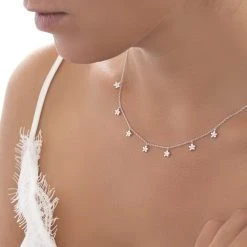 Petit Fleur Chain -Silver Store CHN1024 04