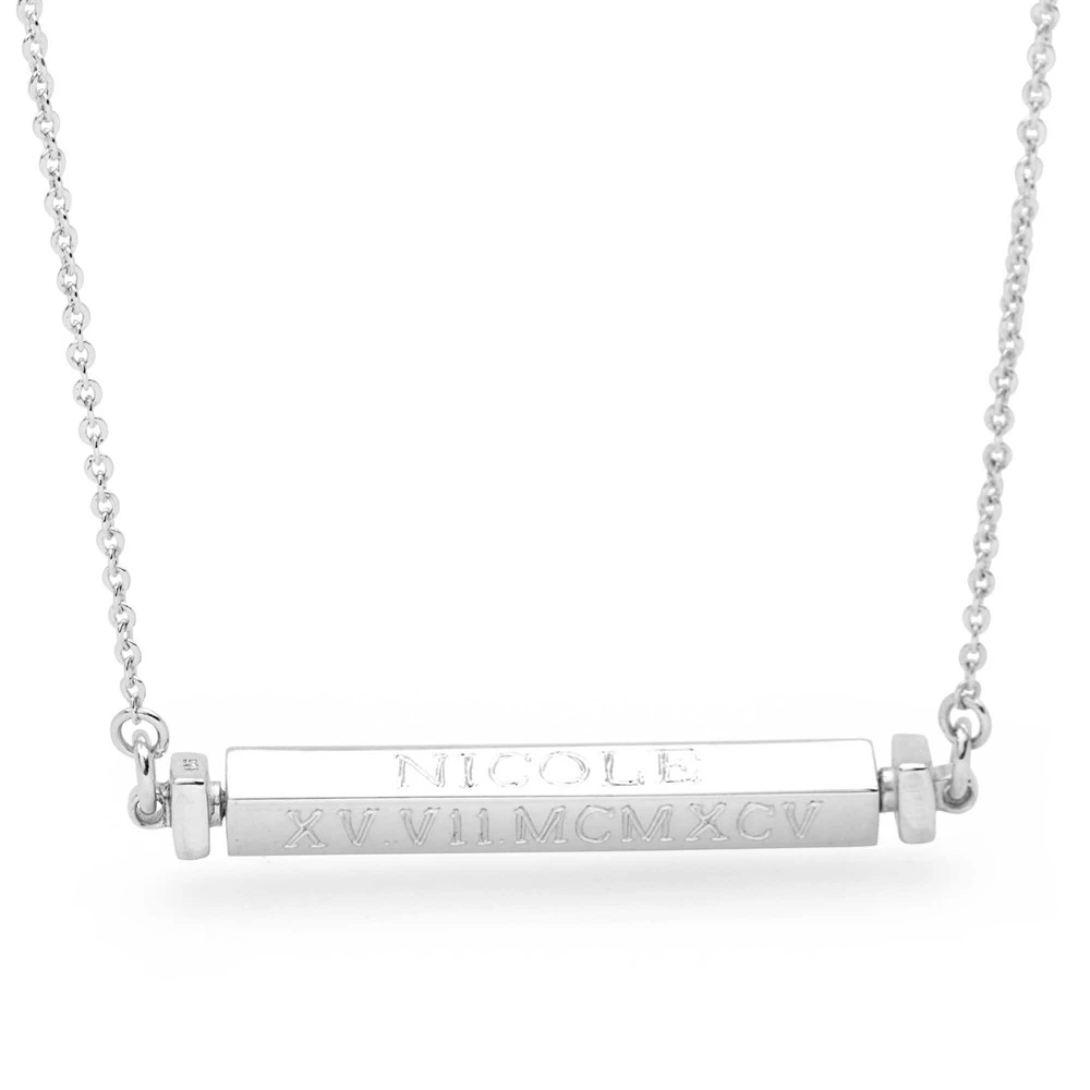 Personalised Spinning Bar Chain 1 Personalised Spinning Bar Chain