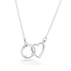Lovers Entwined Necklace -Silver Store CHN1176 03