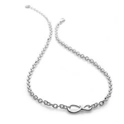 Infinity Knot Chain -Silver Store CHN1187 01
