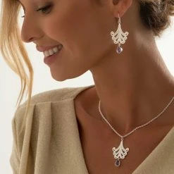 Amethyst Essence Chain -Silver Store CHN1189 02