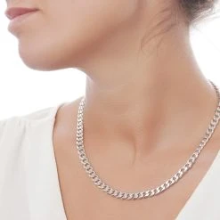 Cannes Chain (45-50cm) -Silver Store CHN1205 02