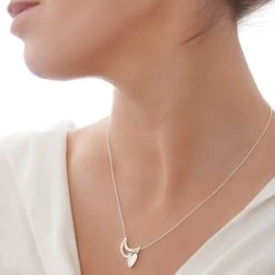 Daughter To The Moon And Back Chain -Silver Store CHN1242 02