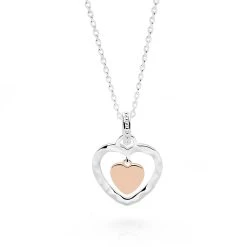 Glowing Heart Chain -Silver Store CHN1244 03