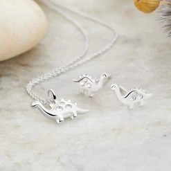 Little Dino Chain -Silver Store CHN1282 01