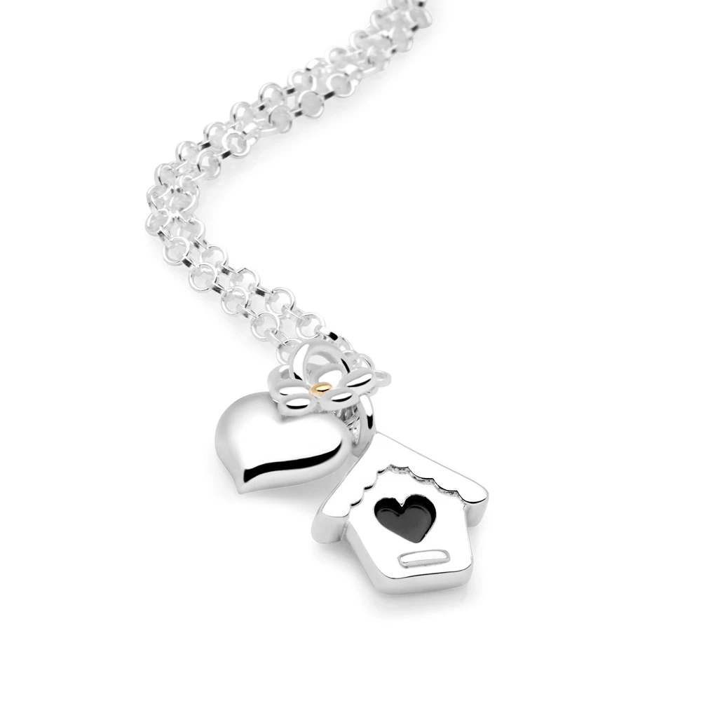 Easy To clean Birdhouse Charm Chain Online Sterlingjewelsshop.com