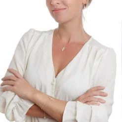 Feather Falls Chain -Silver Store CHN1307 02