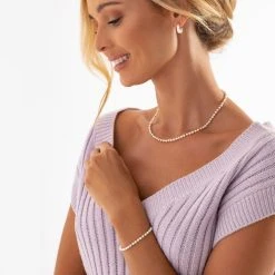 Paradise Pearls Chain -Silver Store CHN1310 02