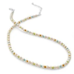 Paradise Pearls Chain -Silver Store CHN1310 04
