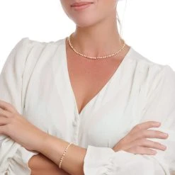 Paradise Pearls Chain -Silver Store CHN1310 05